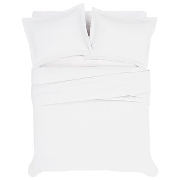 Pem America London Fog Garment Wash 2-Piece Twin/Twin XL Duvet Set in White, , large