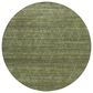 Dalyn Rug Company Burano BU3 8" Round Olive Indoor/Outdoor Area Rug, , large