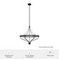 Hunter Merlin 6-Light Chandelier in Noble Bronze, , large