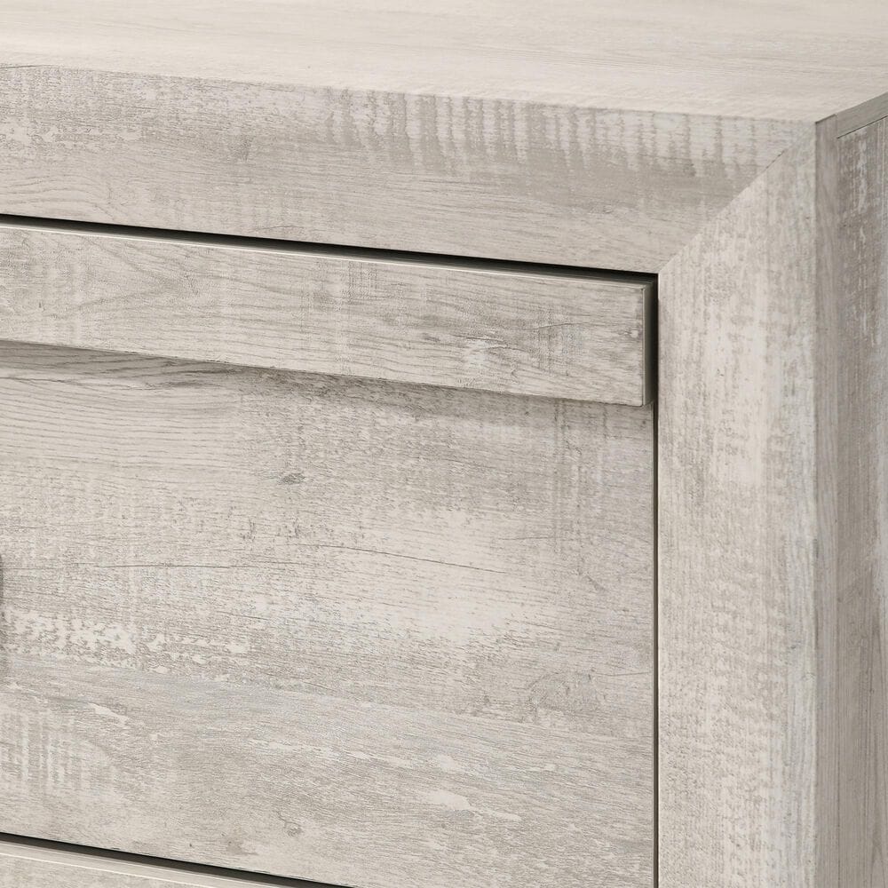 Crown Mark Valor 2-Drawer Nightstand in Light Gray, , large