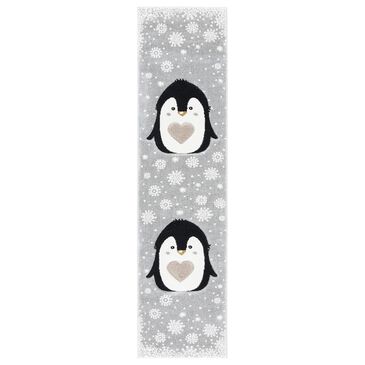 Safavieh Carousel 2"3" x 6" Light Grey and Black Kids Runner, , large