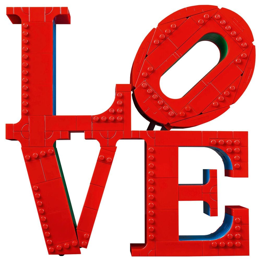LEGO Art Love Collectible Building Set in Red, Blue and Green, , large