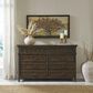 Belle Furnishings Paradise Valley 8-Drawer Dresser in Saddle Brown, , large