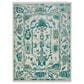 Feizy Karina 8"6" x 11"6" Ivory and Blue Area Rug, , large