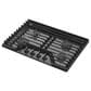 Whirlpool 30" Gas Cooktop with 4 Burner in Black Stainless, , large