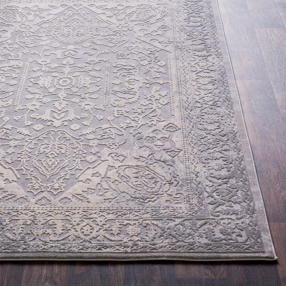 Surya Tibetan TBT-2300 7&#39;10&quot; x 10&#39;3&quot; Charcoal, Ivory and Khaki Area Rug, , large