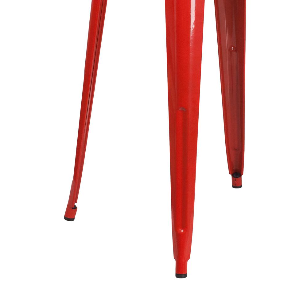 Flash Furniture 24&quot; Round Bar Table in Red, , large