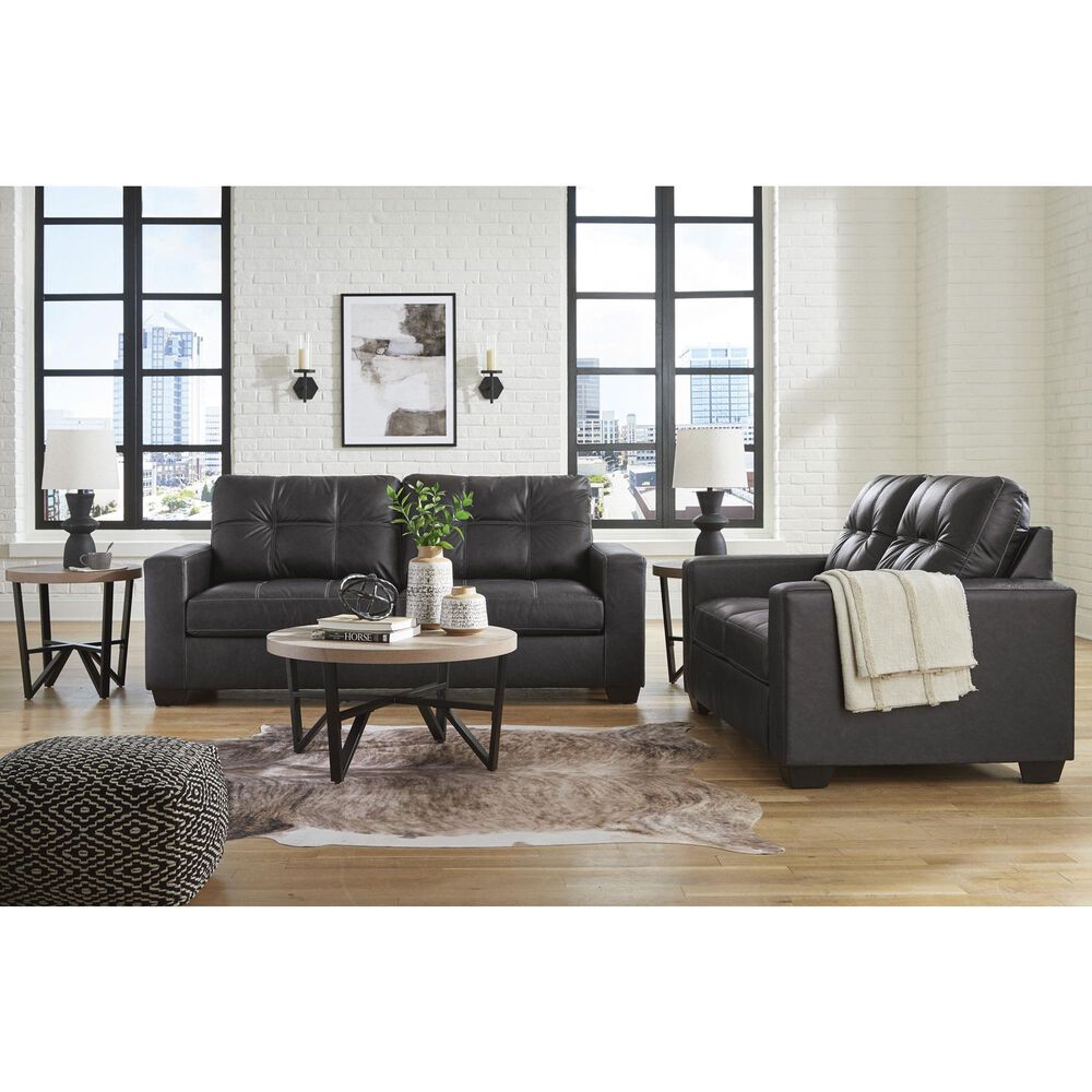 Ashley Barlin Mills Sofa in Carbon, , large