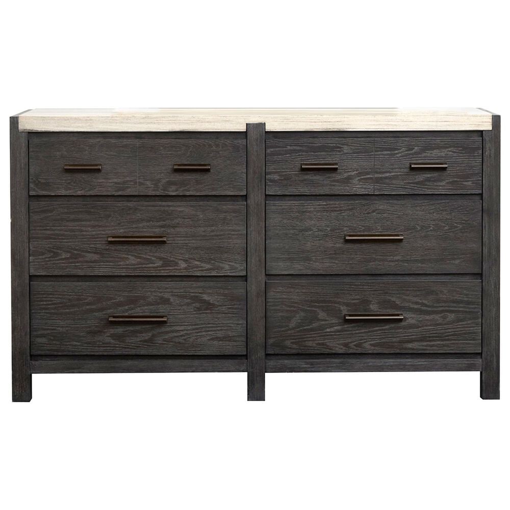 Nicolette Home Plum Creek 6 Drawer Dresser in Ravenwood Black, , large