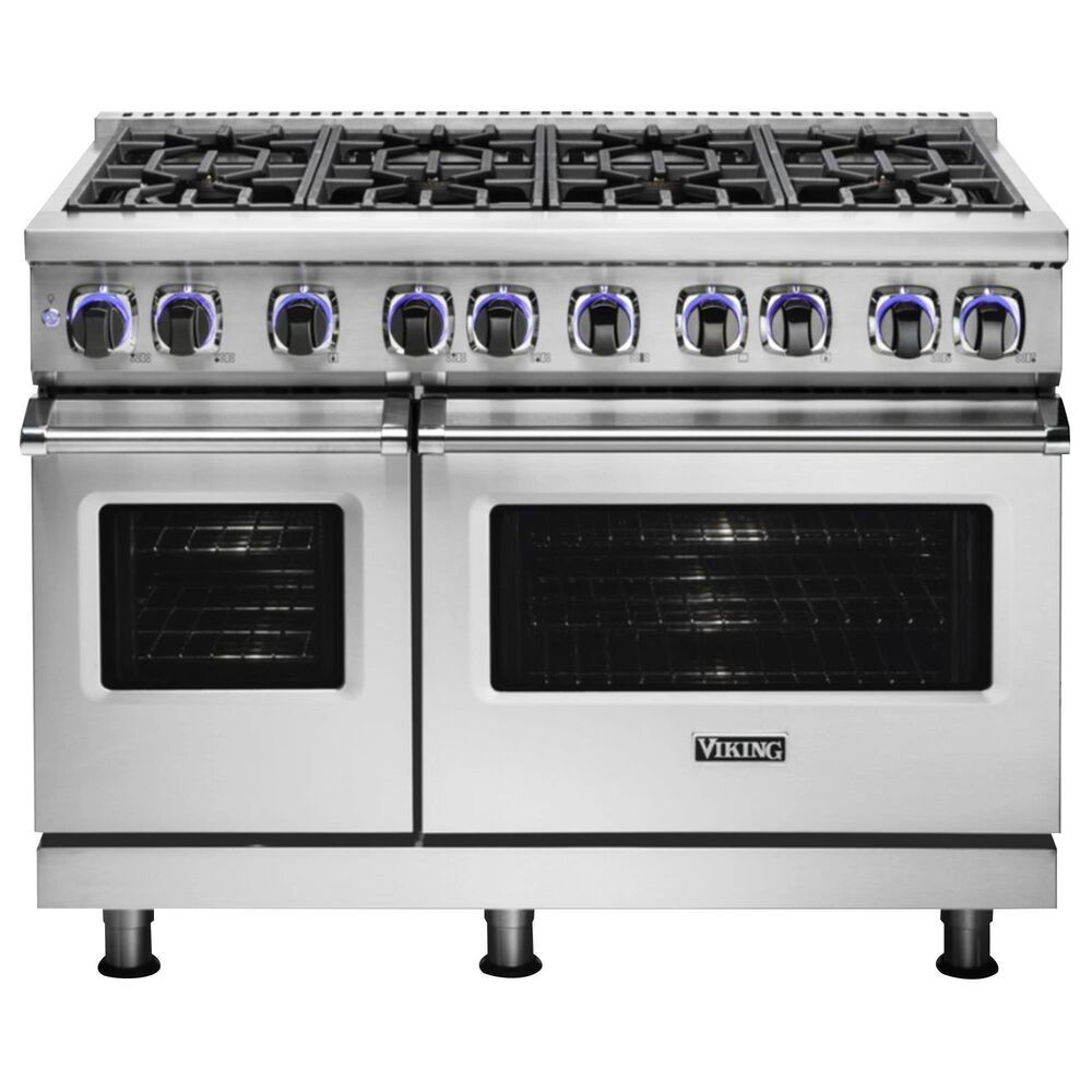 Viking Range 48" Gas Range with 8 Burners in Stainless Steel, , large