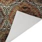 Dalyn Rug Company Silk Road Mocha, Ivory, Copper, Teal, Olive and Gold 10" x 14" Area Rug, , large