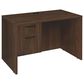 Regency Global Sourcing Legacy 42" Executive Desk with Single Pedestal Drawer Unit in Neo Walnut, , large