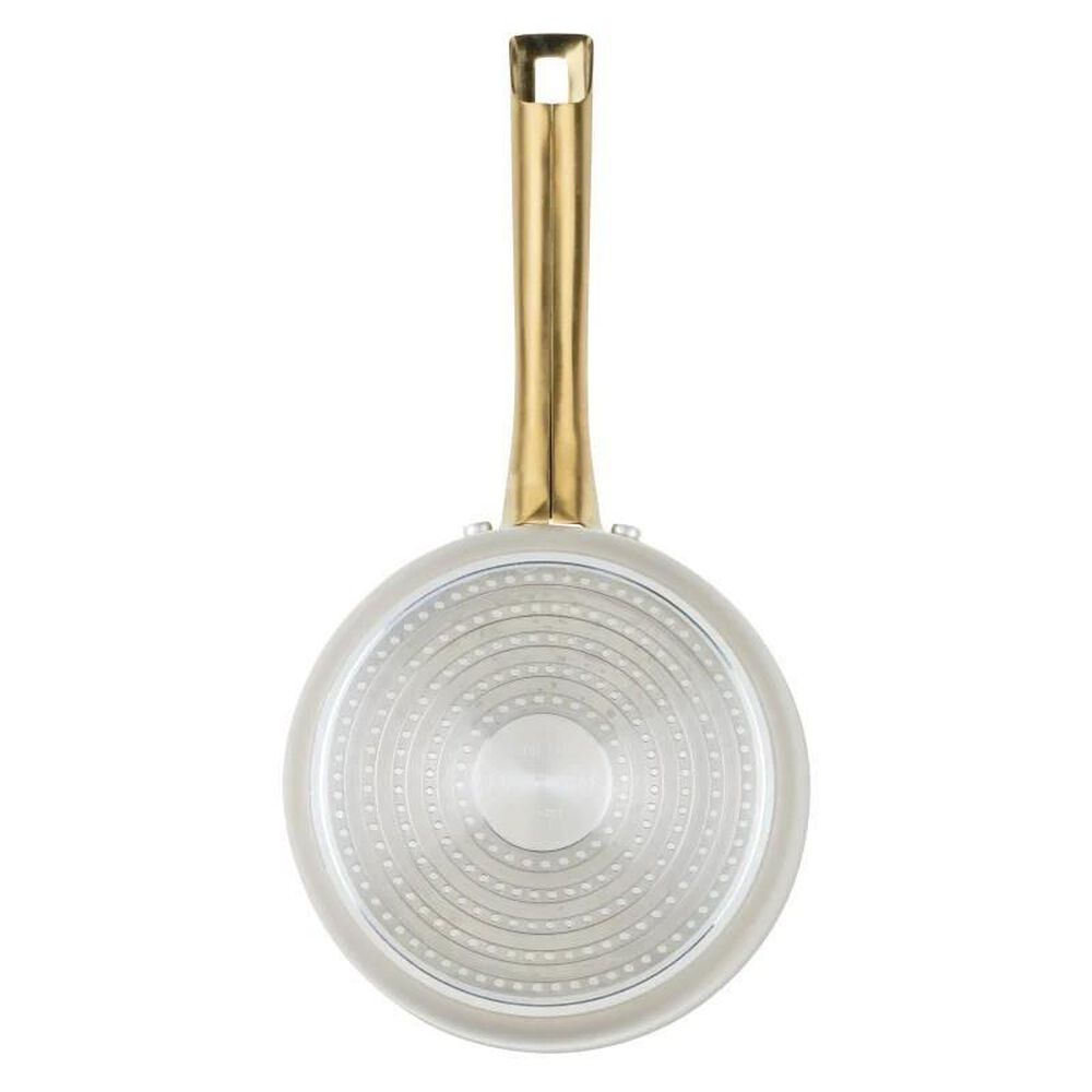 Farberware Forged Induction Ceramic Nonstick Saucepan with Lid - 3 Quart in Taupe, , large