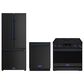 THOR KITCHEN 3-Piece Kitchen Package with 17.5 Cu. Ft. French-Door Refrigerator in Black and Navy Blue, , large