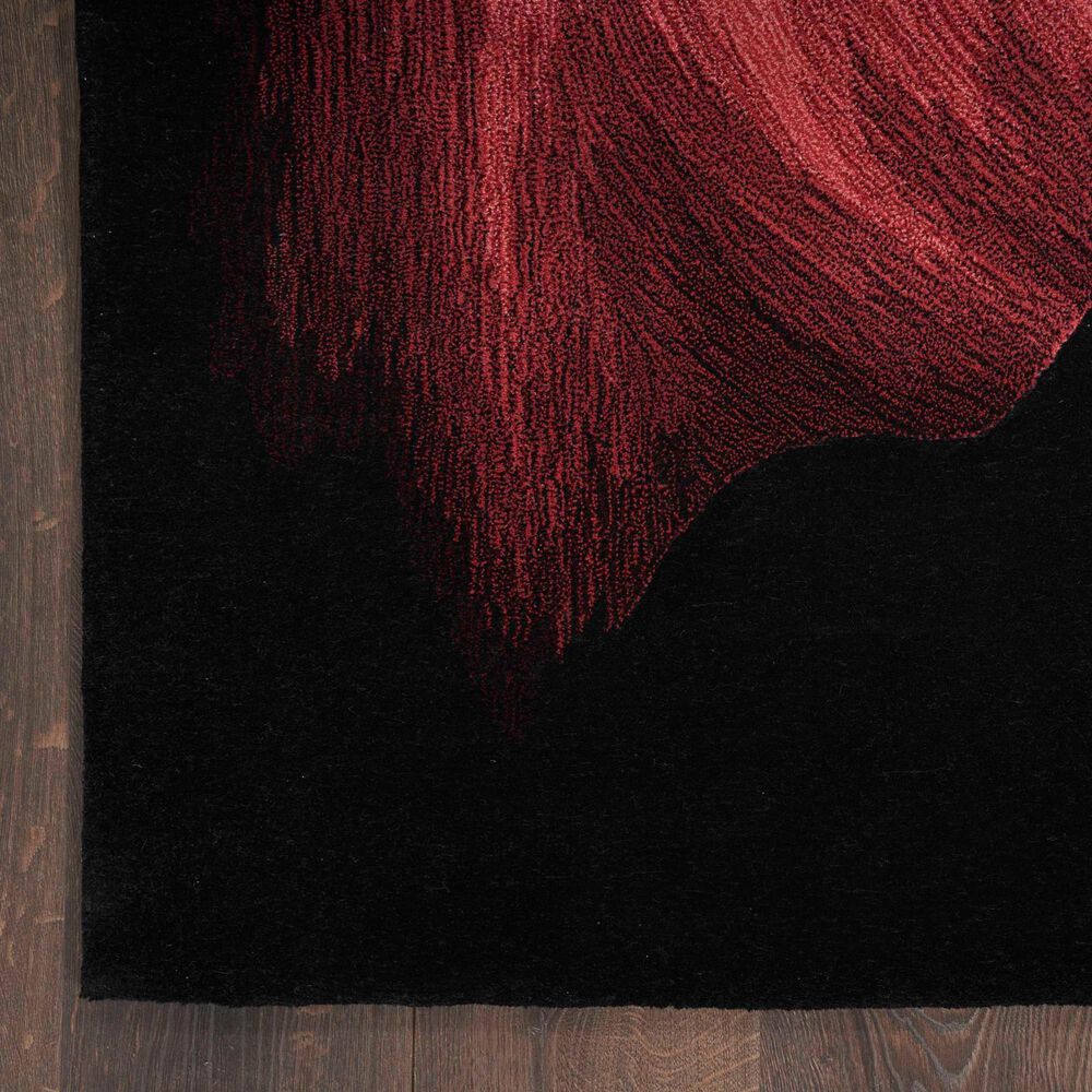 Nourison Prismatic 3&#39;9&quot; x 5&#39;9&quot; Black, Purple, Blue and Red Area Rug, , large