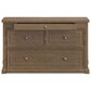Richlands Furniture Soren Wood Twin 2 Door Desk Dream Console with Mattress and Cover in Light Oak, , large