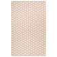 Nourison Twist Reversible 5" x 7" Coral Indoor/Outdoor Area Rug, , large