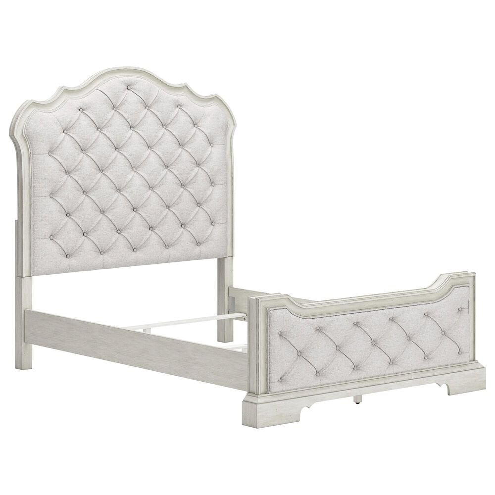 Millenium Arlendyne Queen Upholstered Bed in Antique White, , large