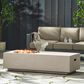 Hearth and Haven Rectangle MgO Concrete Fire Pit in Light Grey, , large