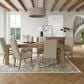 Shannon Hills Davie Dining Table with Leaf and 6 Upholstered Dining Side Chairs in Pale Oak, , large