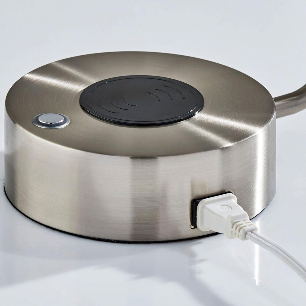 Adesso Viper Desk Lamp in Brushed Steel, , large