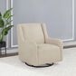 Coaster Serra Swivel Glider Chair in Sandy Beige, , large