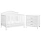DaVinci Charlie 4-In-1 Convertible Crib and 3-Drawer Dresser in White, , large