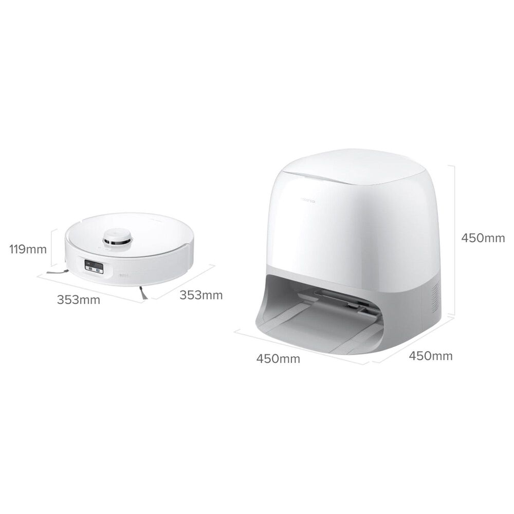 Roborock Qrevo Curv 2 Flow Robotic Vacuum and Mop in White, , large