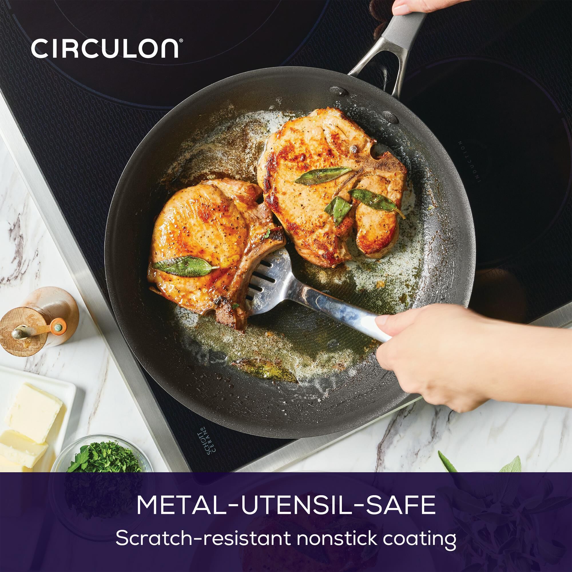 Circulon A1 Series 10-Piece ScratchDefense Nonstick Cookware Set