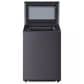 LG 5.3 Cu. Ft. Top Load Washer and 7.3 Cu. Ft. Gas Dryer with AI Sensing in Matte Black, , large
