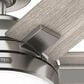 Hunter Georgetown 52" Ceiling Fan with LED Light in Brushed Nickel, , large