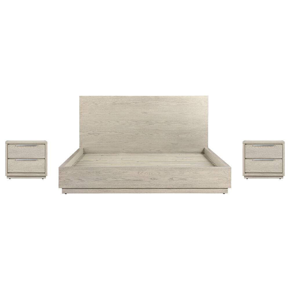 Blue River Abbey 3-Piece King Bed Set in Silver Grey Oak, , large