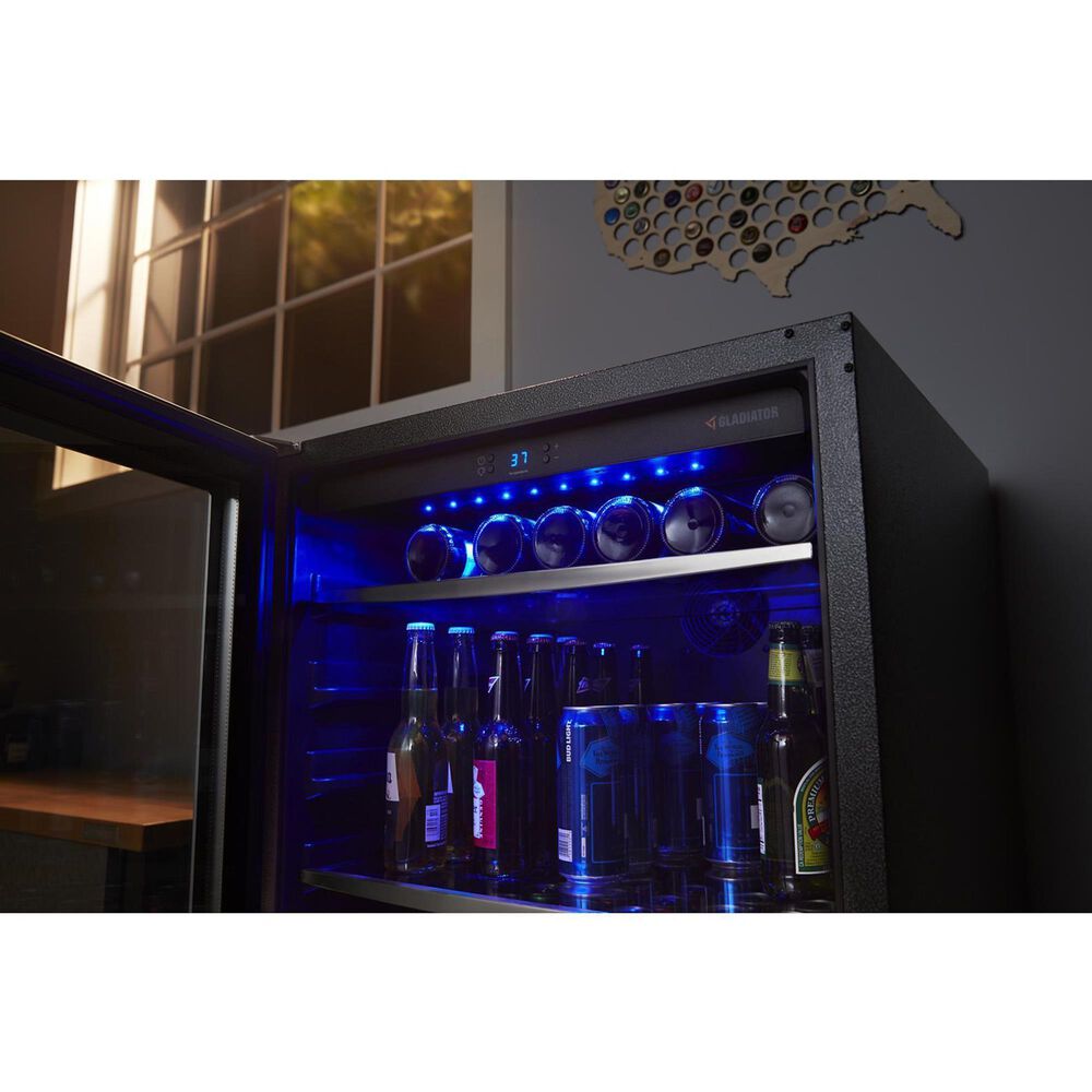Gladiator 5.4 Cu. Ft. Beverage Cooler in Hammered Granite, , large