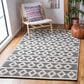 Safavieh Natura NAT479A 5" x 8" Ivory and Black Area Rug, , large