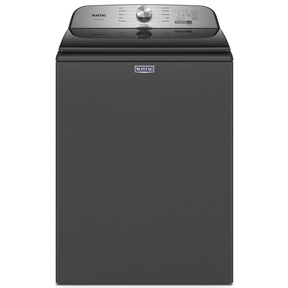 Maytag Pet Pro Top Load Washer and Electric Dryer Laundry Pair in Volcano Black, , large
