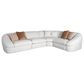 Bernhardt St. Tropez 4-Piece Stationary Reversible Sectional in White, , large