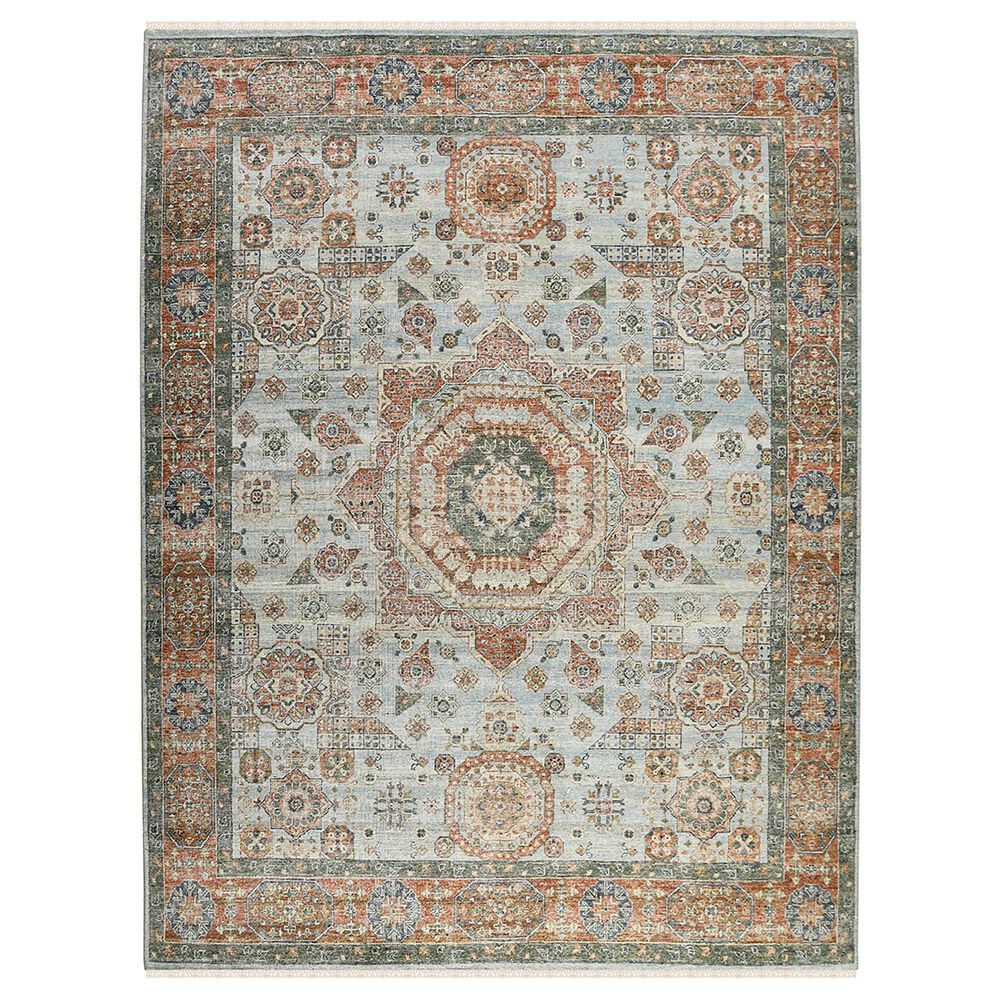 Amer Rugs Milano 8" x 10" Baby Blue Area Rug, , large