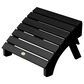 Highwood USA Hamilton Adirondack Chair & Ottoman in Black, , large