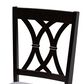 Baxton Studio Reneau Side Chair with Gray Cushion in Espresso Brown (Set of 4), , large