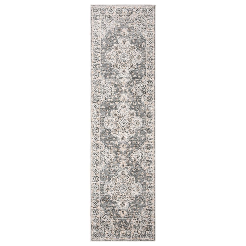 Safavieh Isabella 2"2" x 7" Grey and Light Grey Runner, , large