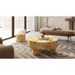 Jennifer Taylor Home Nebula 35.5" Coffee Table in Warm Natural Brown, , large