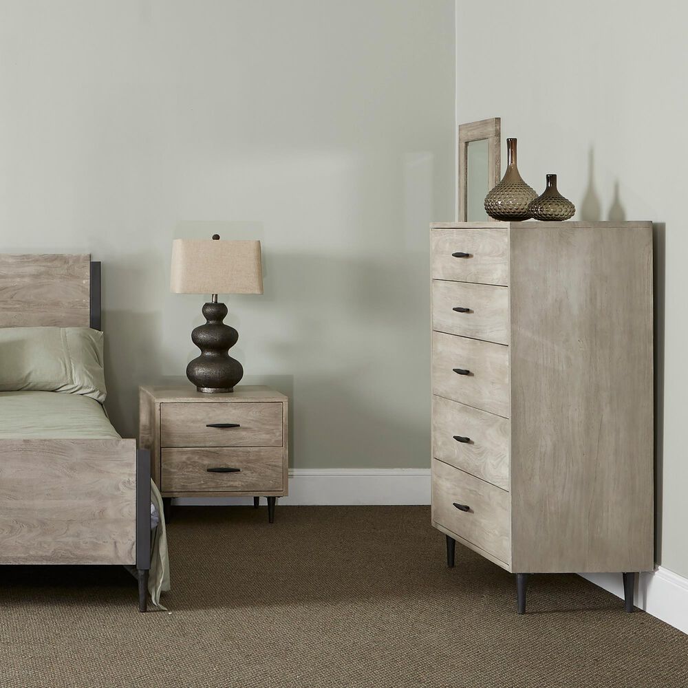 Style N Living Metz Chest in Sandblast Gray, , large