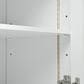 HOMLUX 56" Kitchen Island with Extended Table in White, , large