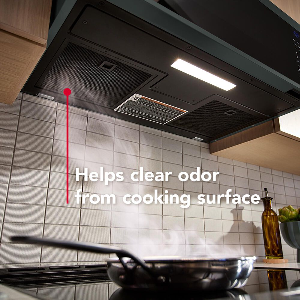 KitchenAid 1.1 Cu. Ft. Smart Low Profile Microwave Hood Combination with Dual Fan Ventilation in Juniper, , large