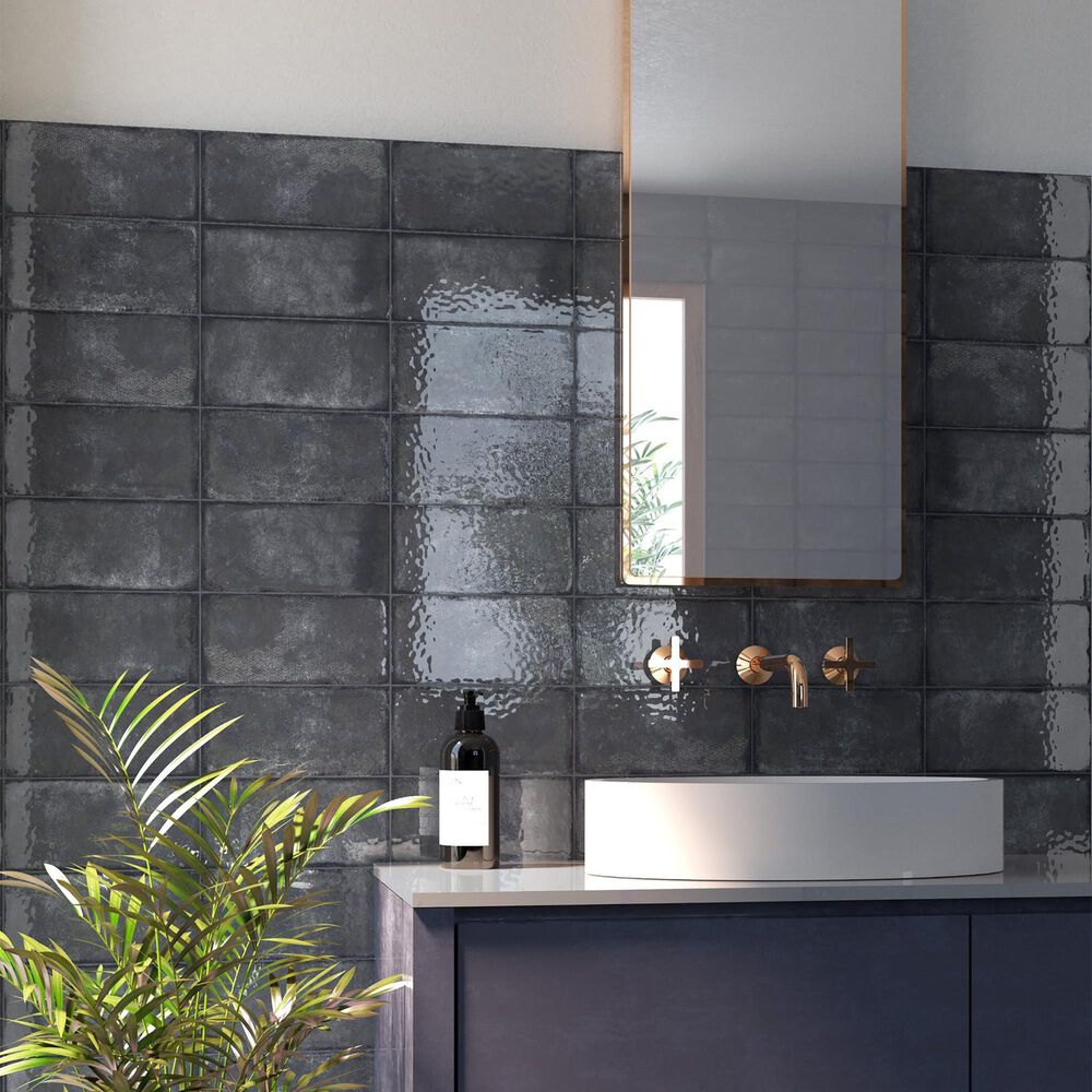 Emser Exhale Azul 6&quot; x 12&quot; Porcelain Tile, , large