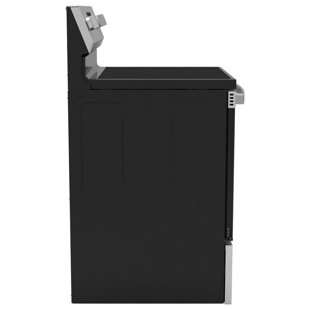 GE Appliances 4-Piece Kitchen Package with 25.7 Cu. Ft. French Door Refrigerator and 5.3 Cu. Ft. 5-Element Freestanding Electric Range in Stainless Steel, , large