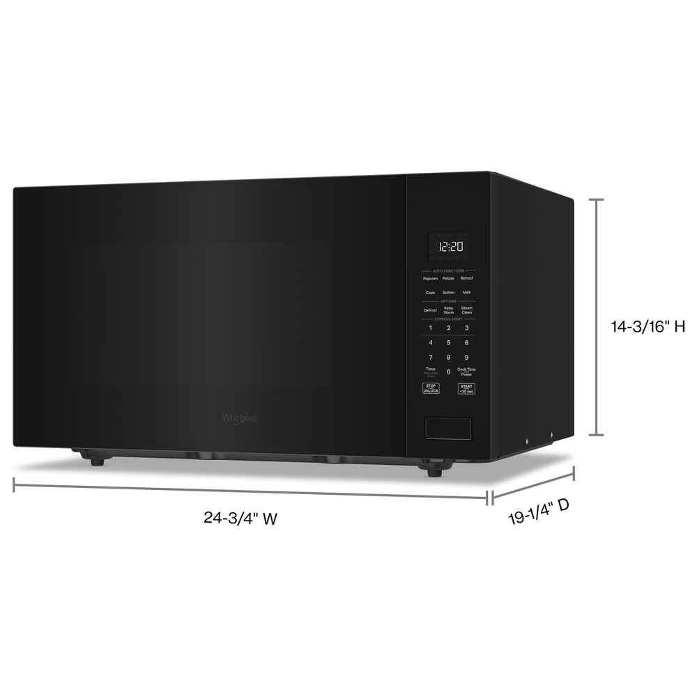 Whirlpool 2.2 Cu. Ft. Sensor Cooking Microwave in Black, , large