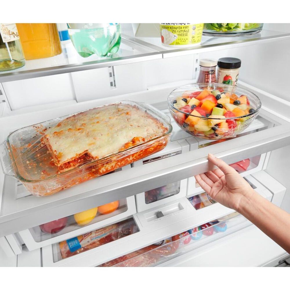 Whirlpool 27 Cu. Ft. 36&quot; Wide French Door Refrigerator in Stainless Steel, , large