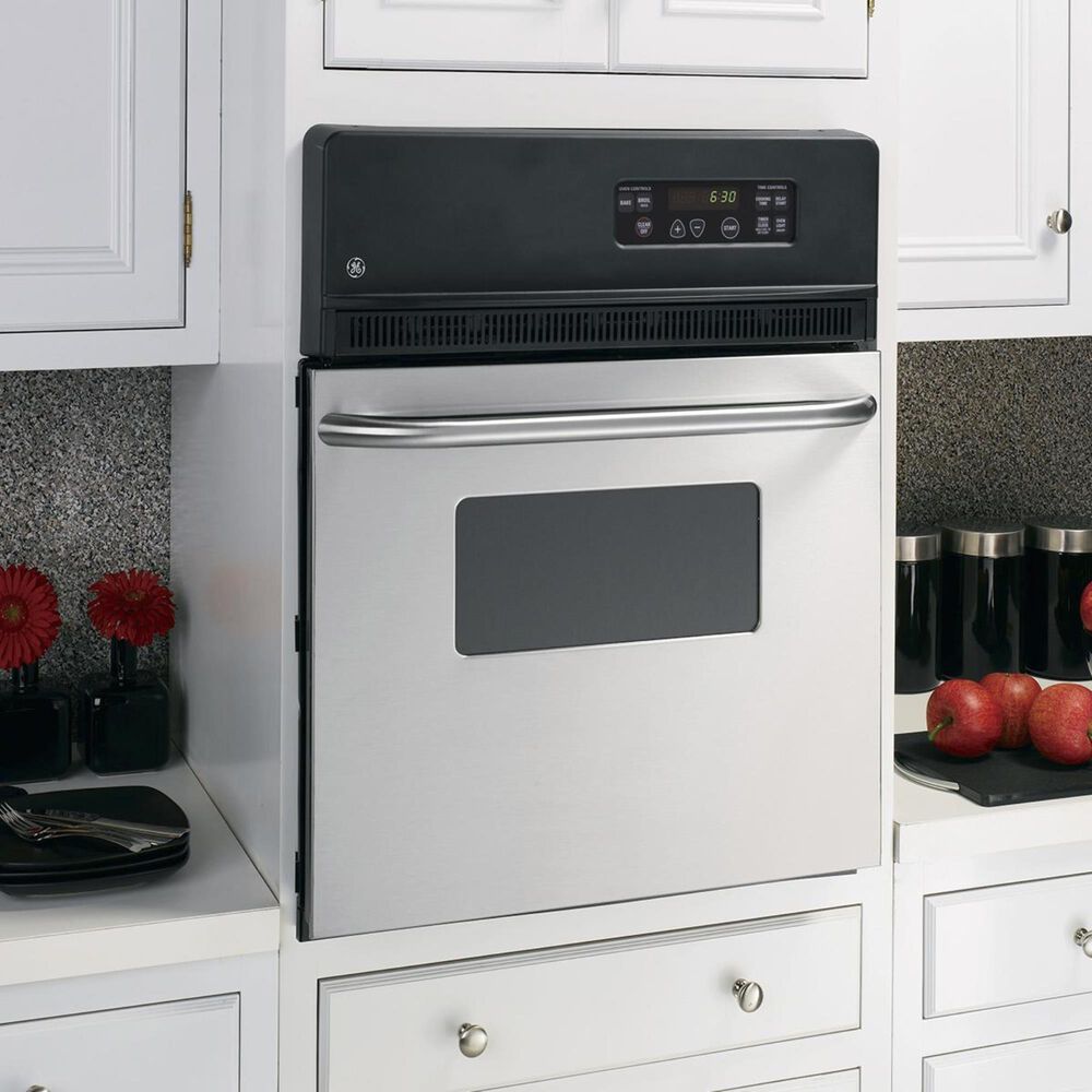 GE Appliances 24&quot; Electric Single Standard Clean Wall Oven, , large