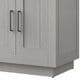 Lexora Home Abbey 60" Double Bathroom Vanity in White Oak with 2 cm White Cultured Marble Top and Rectangular Sinks, , large